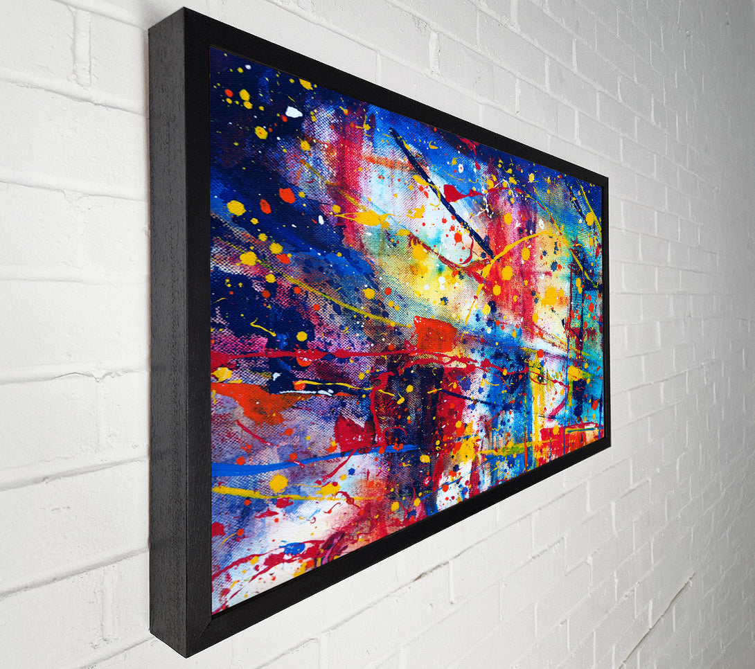  A Canvas Print of The Splatter Of The Bridge Canvas Print
