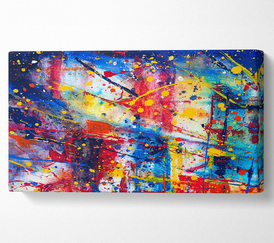  A Canvas Print of The Splatter Of The Bridge Canvas Print