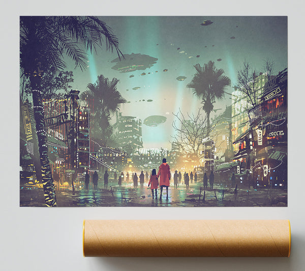 They Are Here To Invade Print