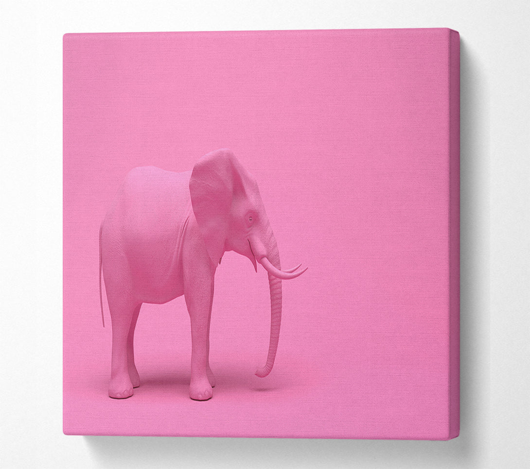  A Canvas Print of The Pink Elephant Canvas Art
