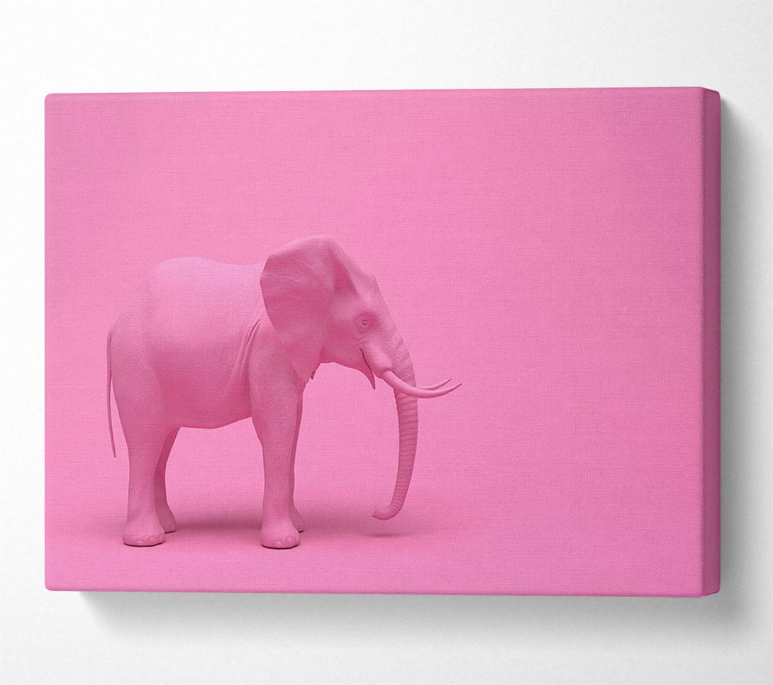  A Canvas Print of The Pink Elephant Canvas Art