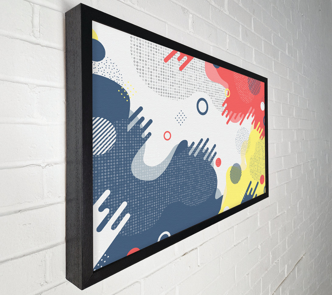  A Canvas Print of When The Colous Meet Canvas Print