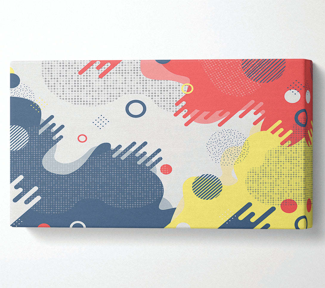  A Canvas Print of When The Colous Meet Canvas Print