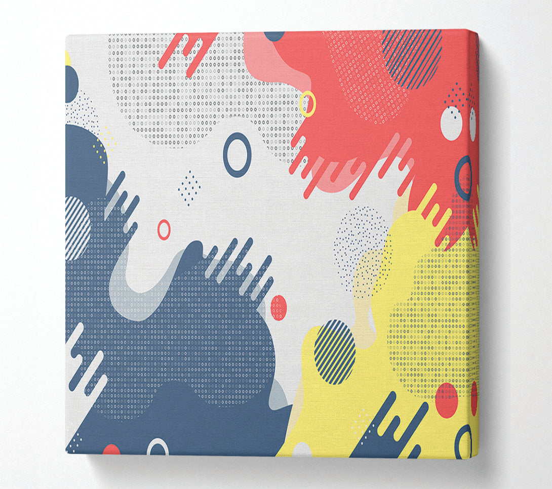  A Canvas Print of When The Colous Meet Canvas Print