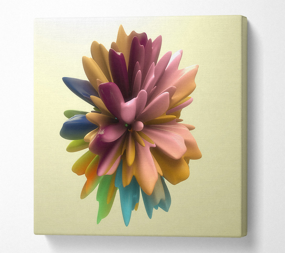  A Canvas Print of Spanning Out Of Liquid Canvas Art