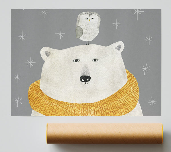 The Bear And The Owl Giclee Print