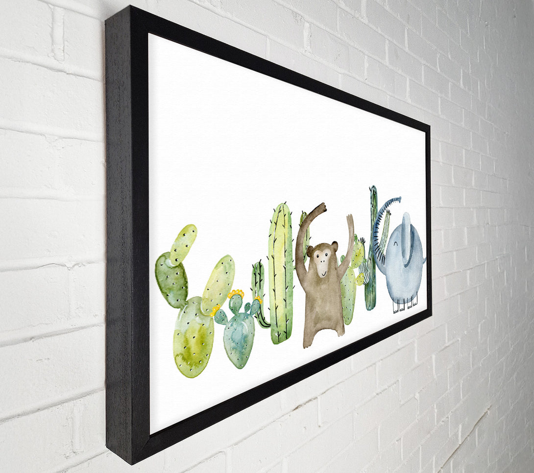  A Canvas Print of The Animal Party Canvas Art