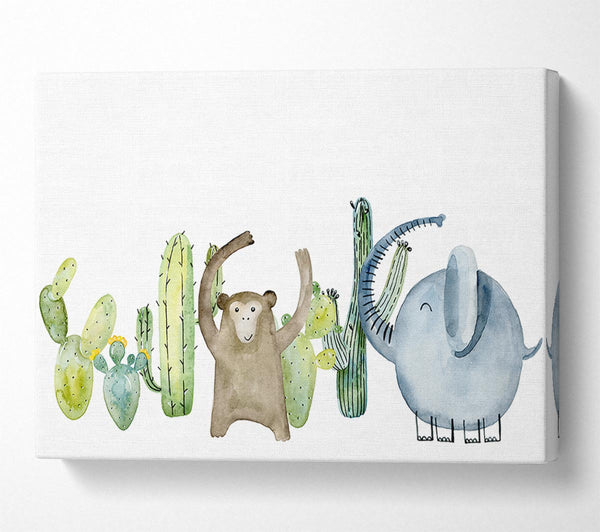  A Canvas Print of The Animal Party Canvas Art
