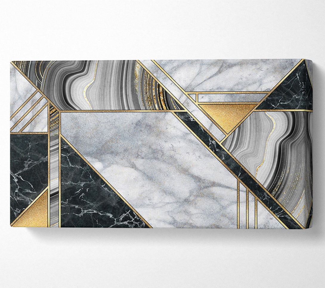  A Canvas Print of Triangles Of Marble Canvas Art