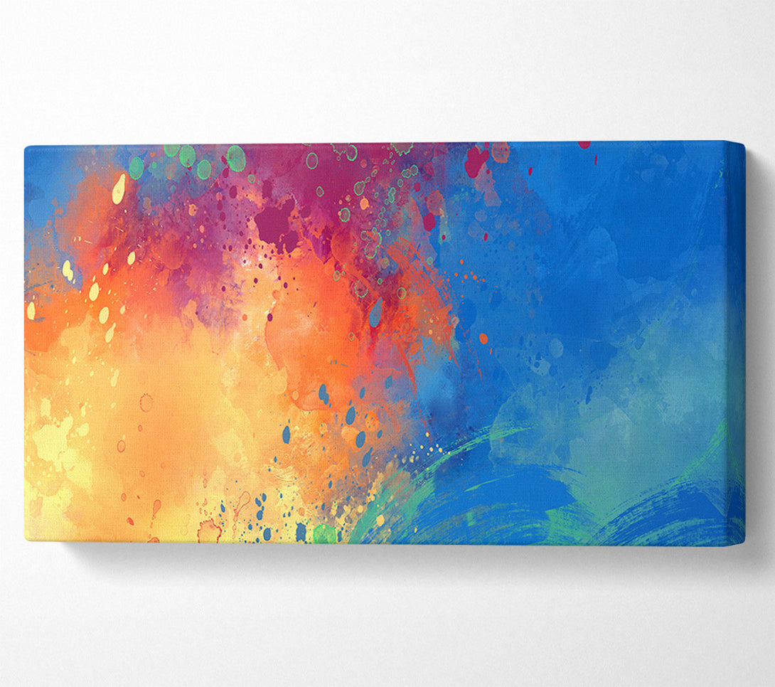  A Canvas Print of Explosion Of Water And Lava Canvas Art
