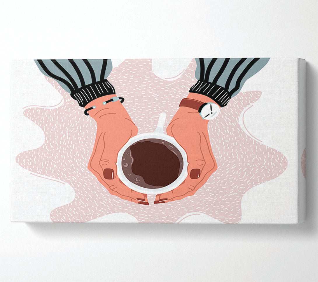  A Canvas Print of Time For Coffee Canvas Print