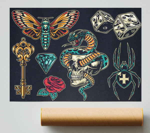Tattoo Flash 2 Print