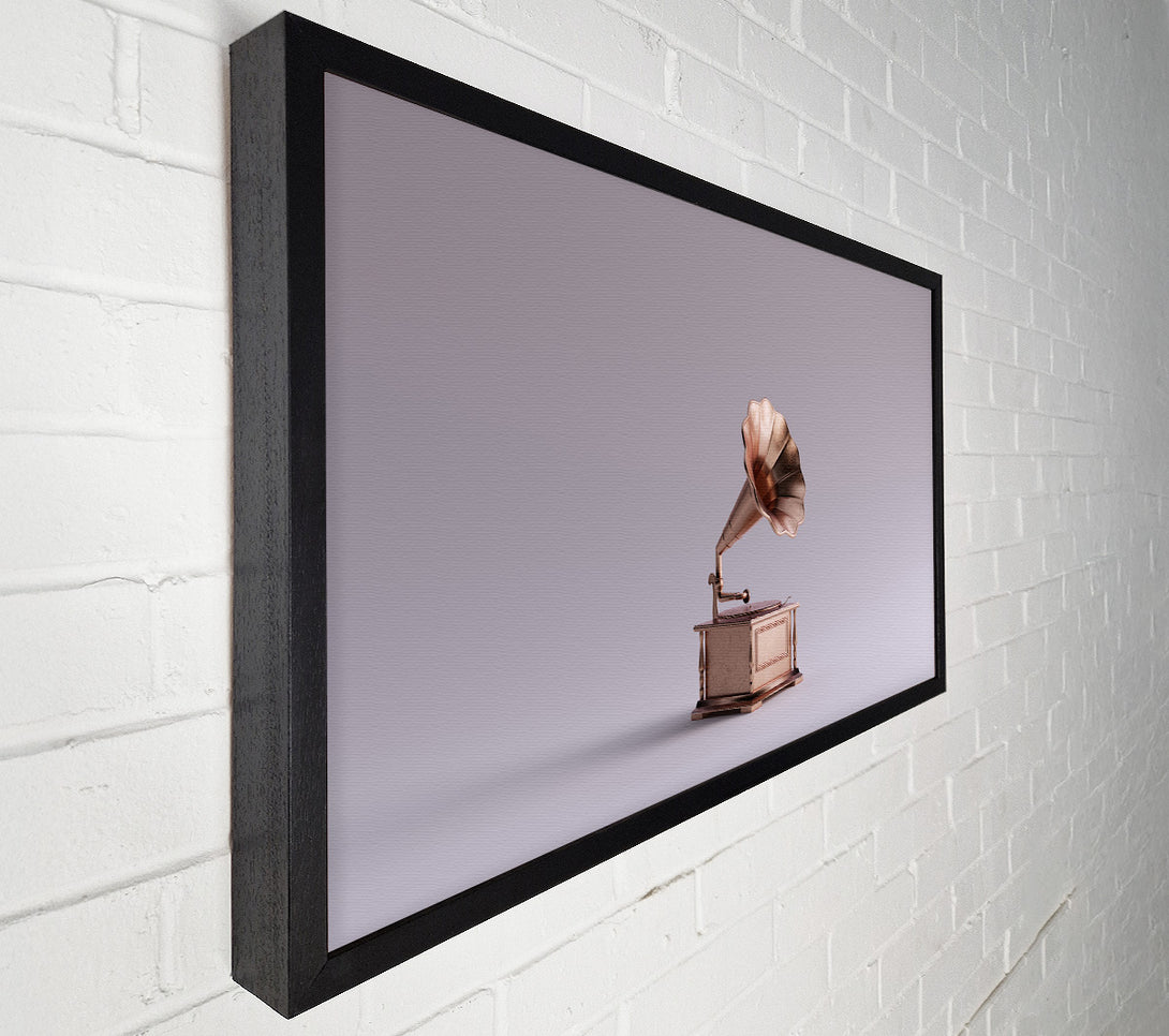  A Canvas Print of Gramophone Simplicity Canvas Wall Art