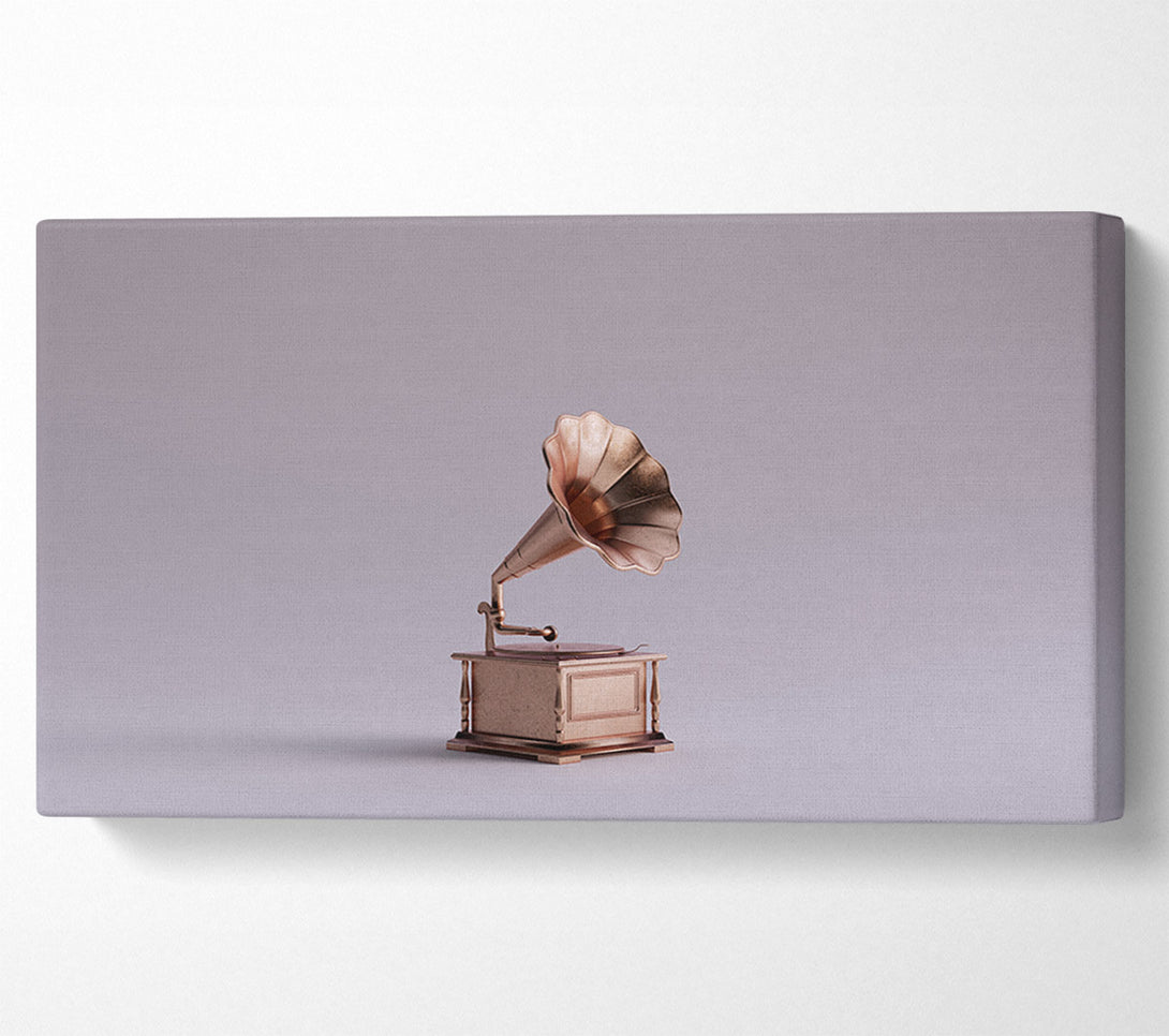  A Canvas Print of Gramophone Simplicity Canvas Wall Art