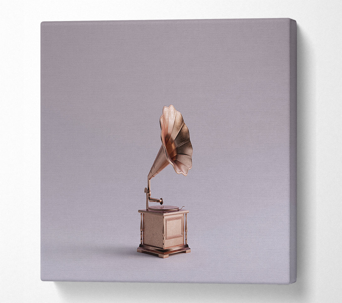  A Canvas Print of Gramophone Simplicity Canvas Wall Art