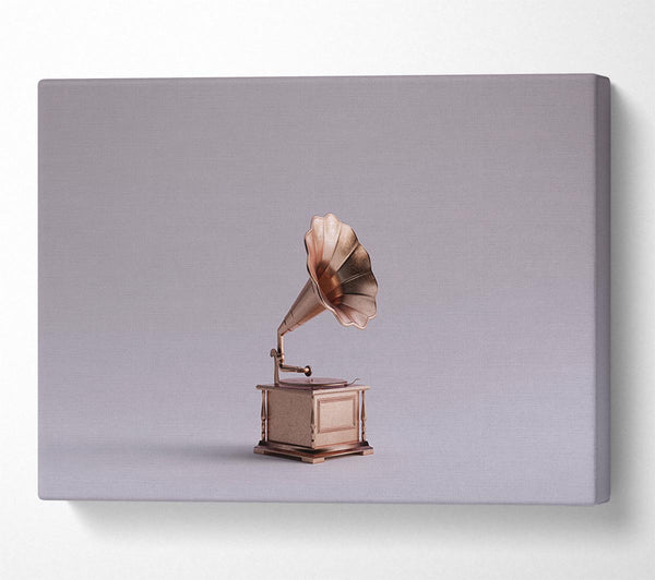  A Canvas Print of Gramophone Simplicity Canvas Wall Art