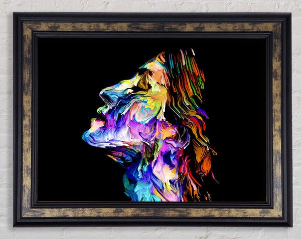 The Face Of Colour Framed Print