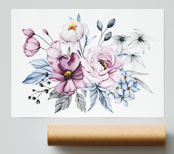 Flowers Together Print