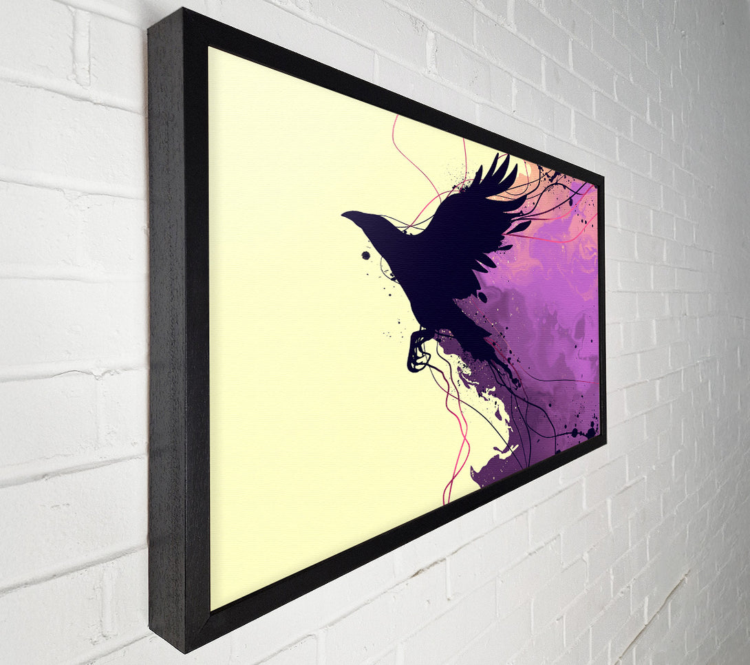 A Canvas Print of Blackbird Breaking The Boundries Canvas Wall Art