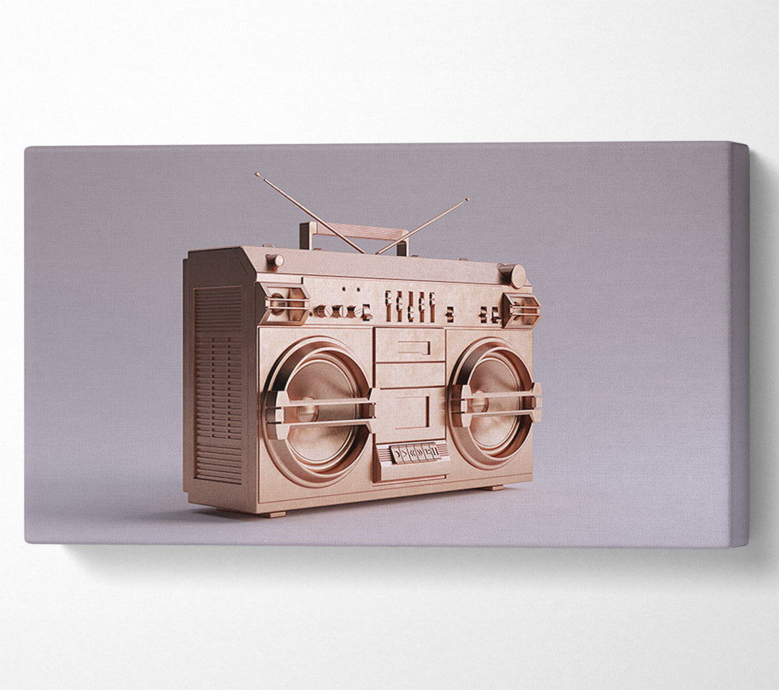  A Canvas Print of Boombox Simple Canvas Print