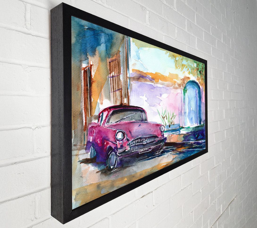  A Canvas Print of Classic Motoring Canvas Art