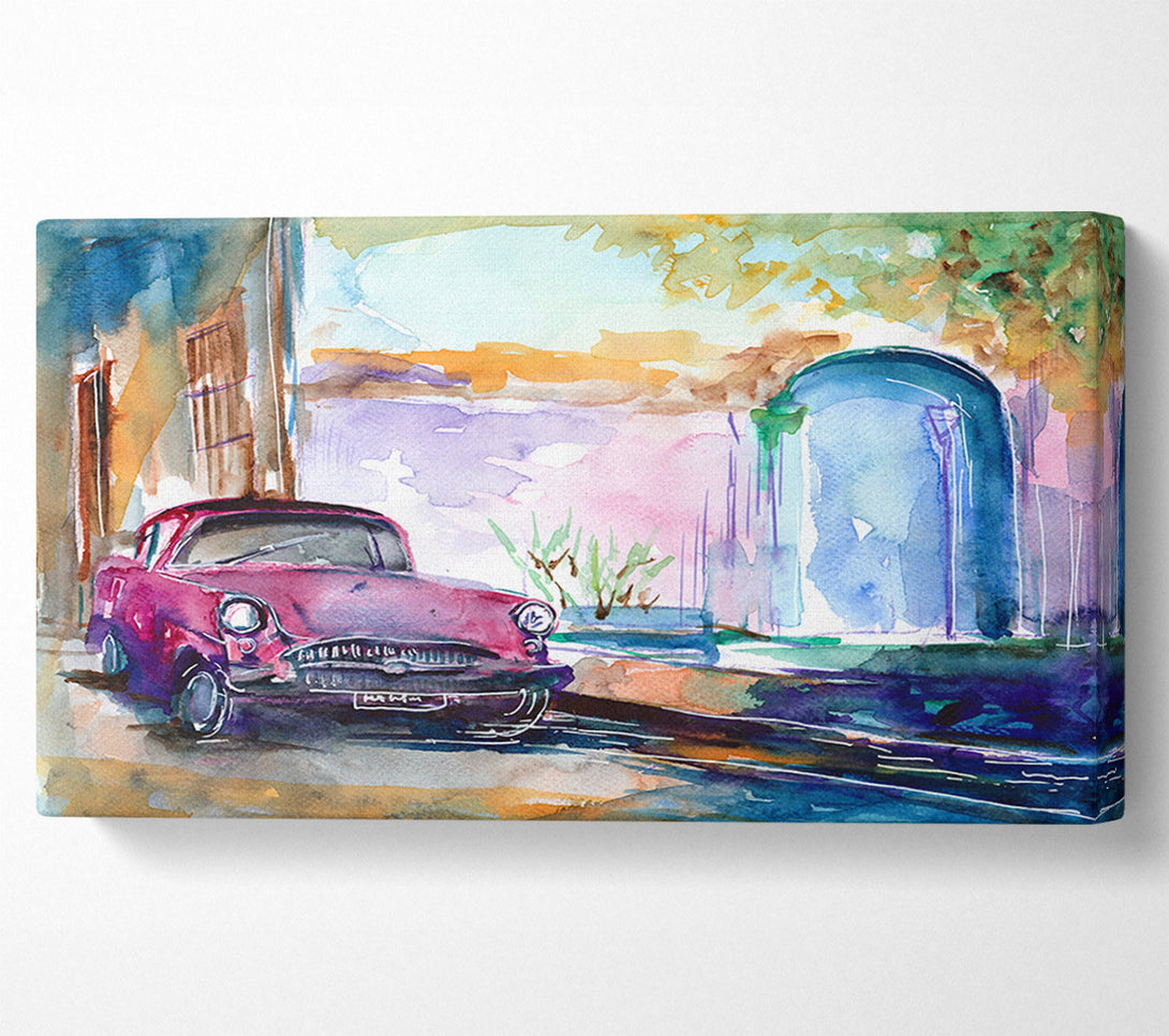  A Canvas Print of Classic Motoring Canvas Art