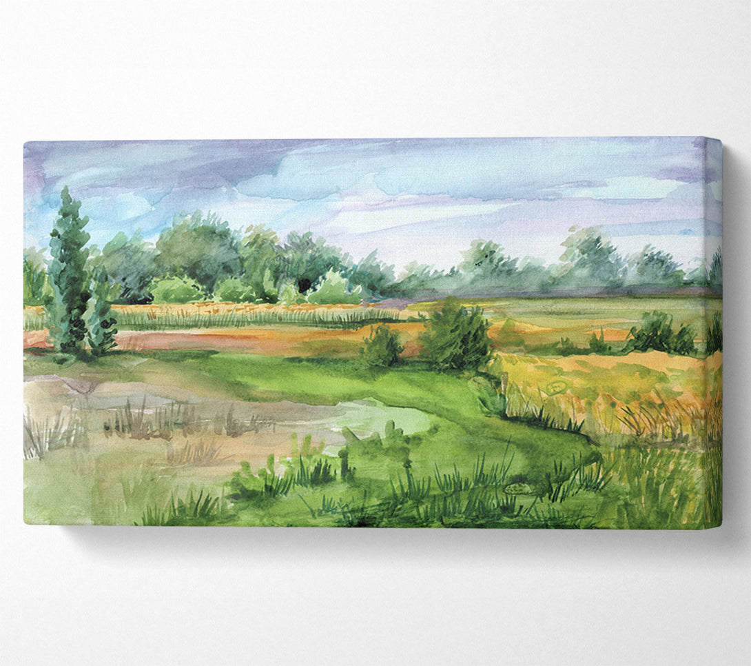  A Canvas Print of A Trip To The Countryside Canvas Art