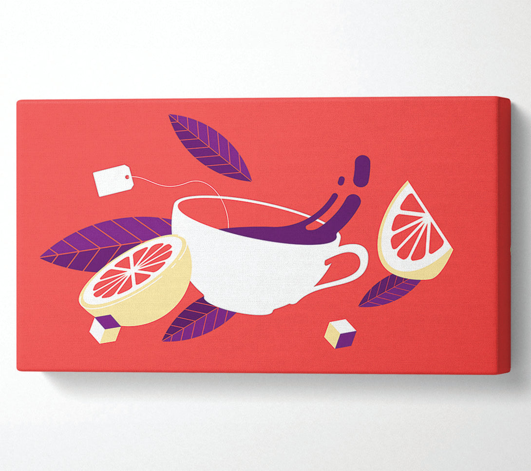  A Canvas Print of Citrus Tea Canvas Print