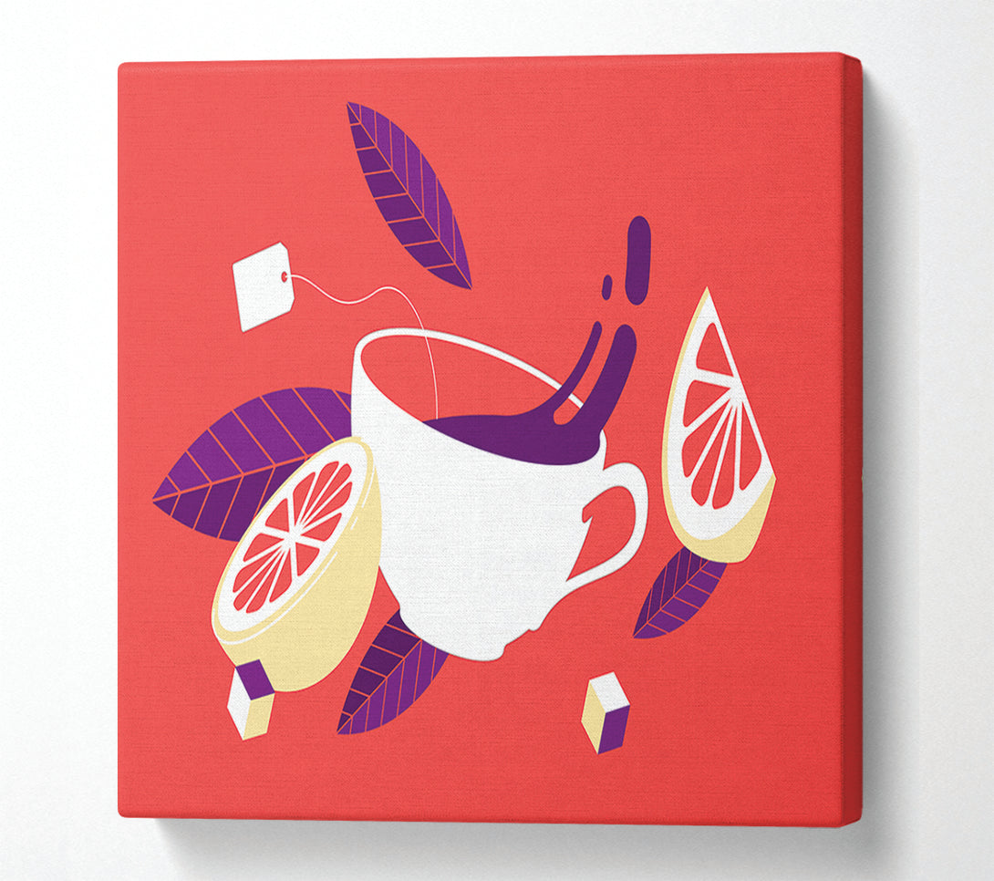  A Canvas Print of Citrus Tea Canvas Print