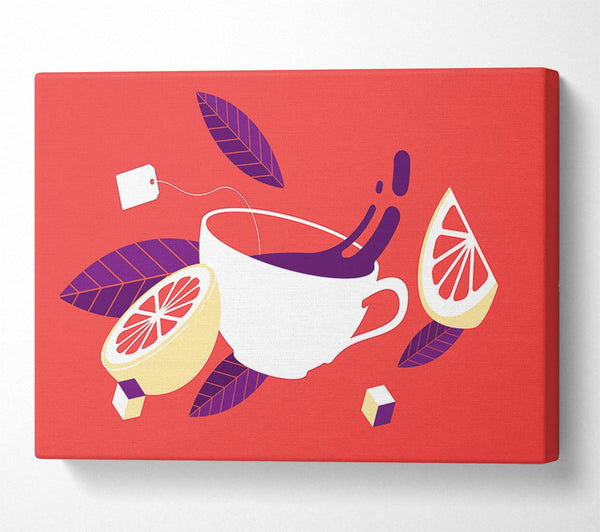  A Canvas Print of Citrus Tea Canvas Print