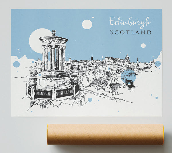 Scotland In Ink Poster