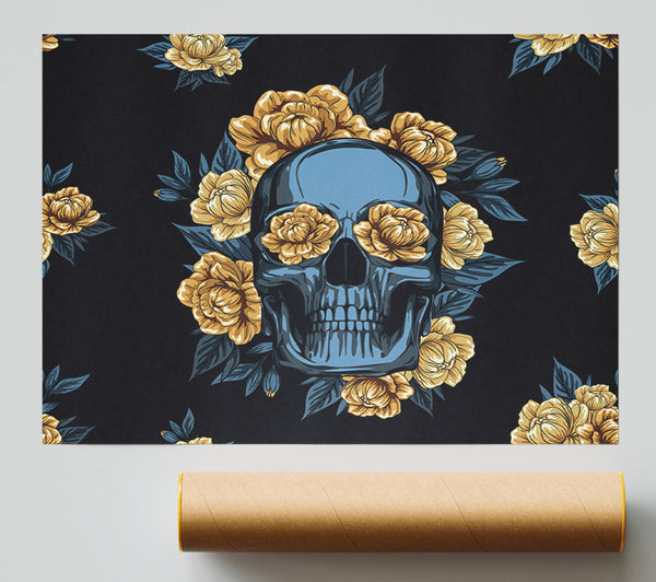 The Skull Flowers Tribute Giclee Print