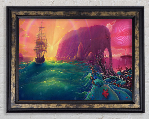 The Elephant Creature Framed Print