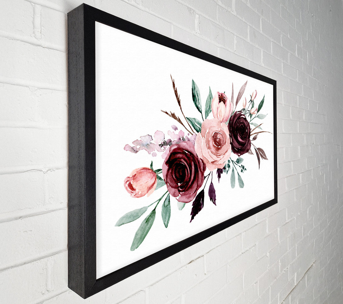  A Canvas Print of Trio Of Lovely Roses Canvas Art