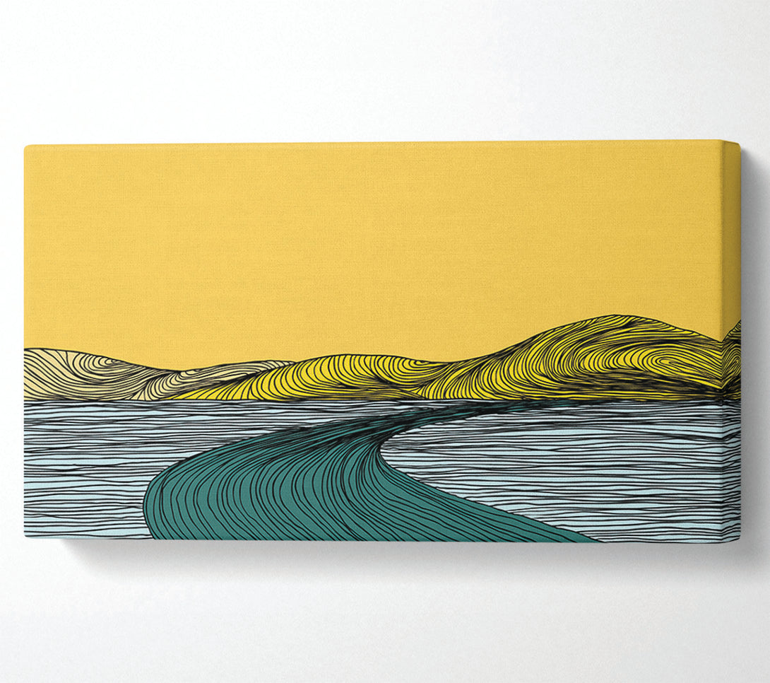  A Canvas Print of The Abstract Road Canvas Art