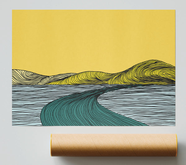 The Abstract Road Giclee Print