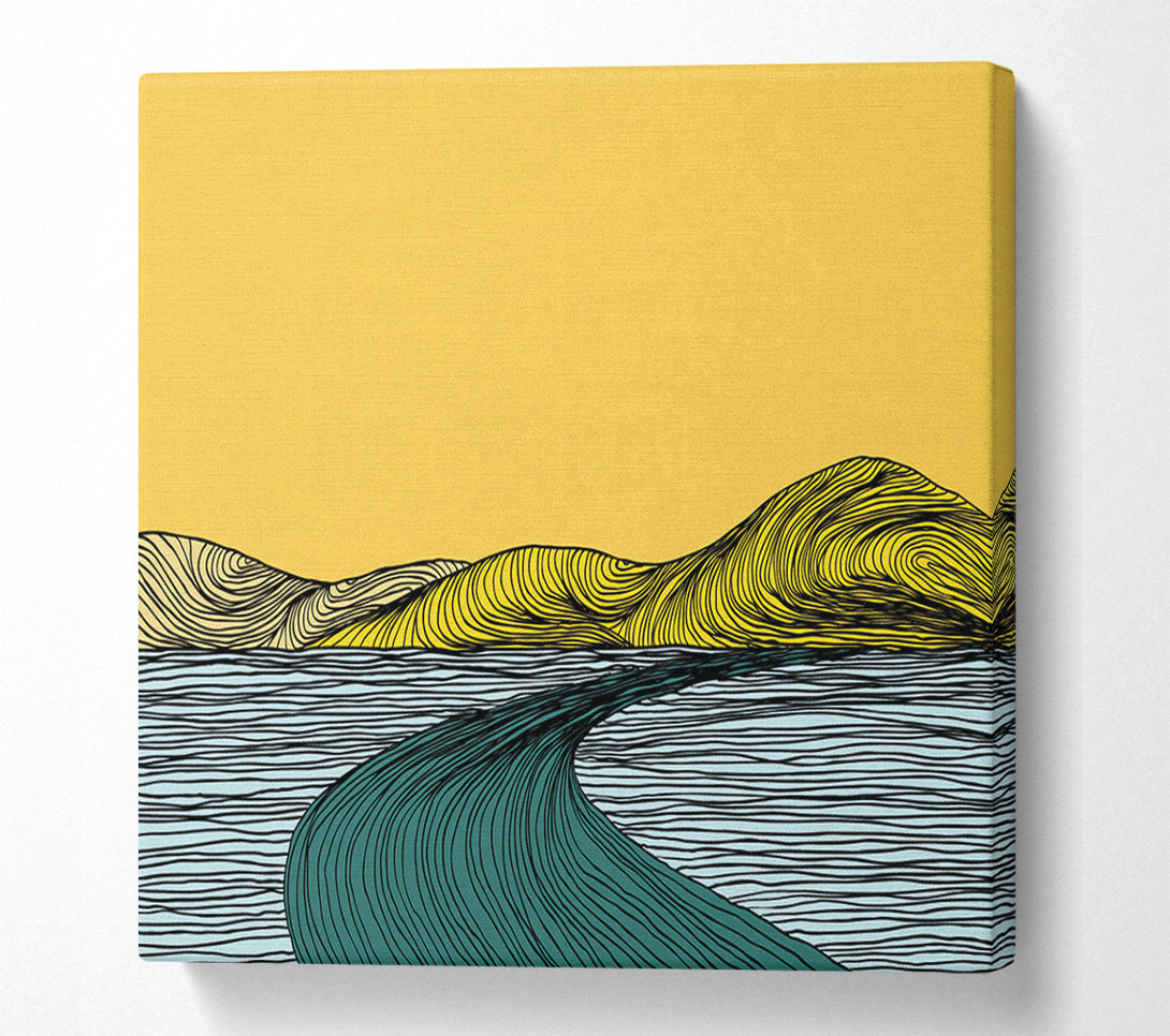  A Canvas Print of The Abstract Road Canvas Art