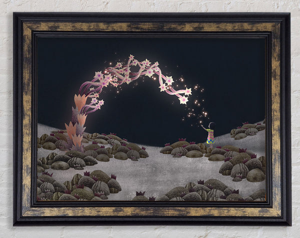 The Flowers Are Alive Framed Print