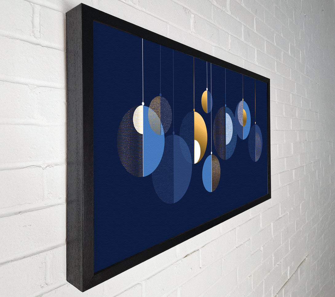  A Canvas Print of A Hint Of Christmas Baubles Canvas Wall Art