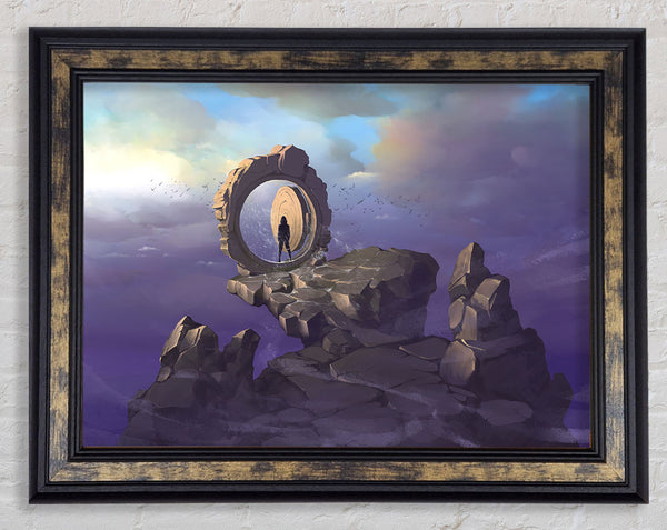 The Hole To Another Universe Framed Print