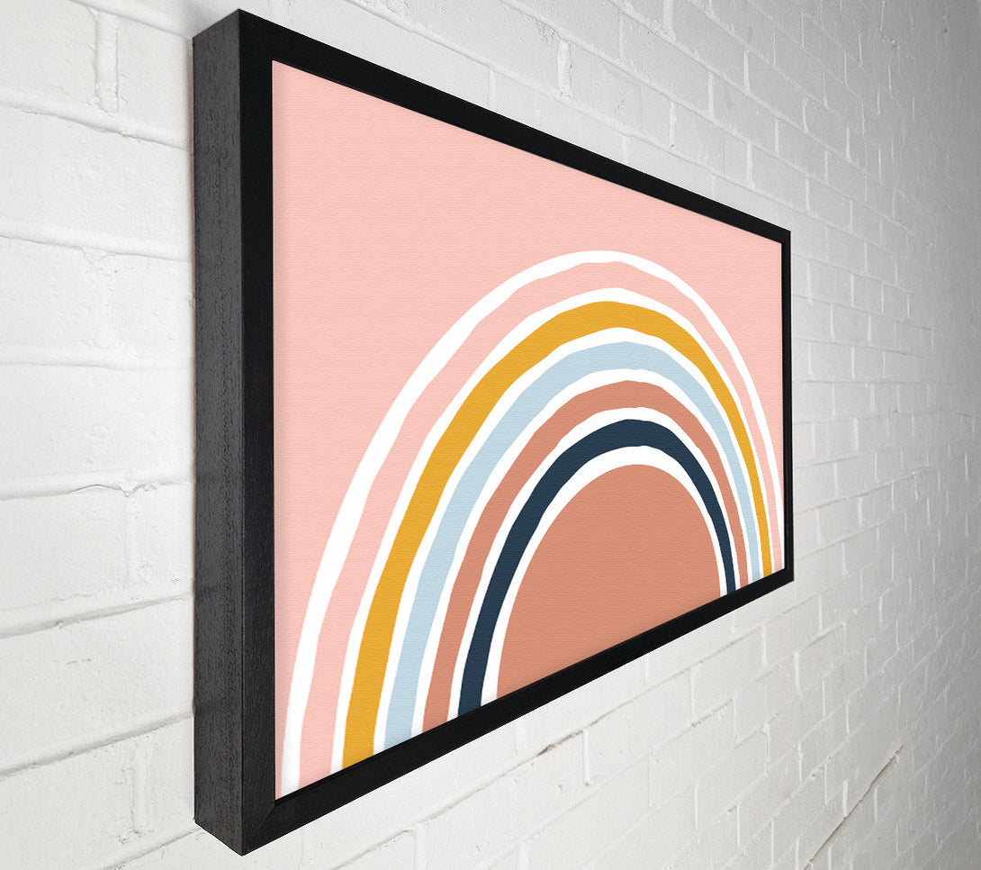  A Canvas Print of The Contemporary Rainbow Canvas Wall Art