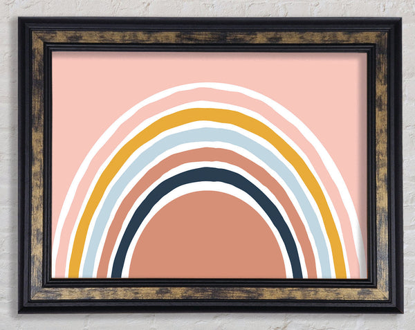 The Contemporary Rainbow Framed Print