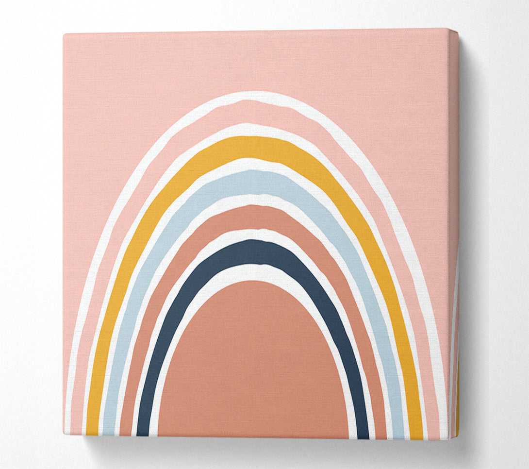  A Canvas Print of The Contemporary Rainbow Canvas Wall Art