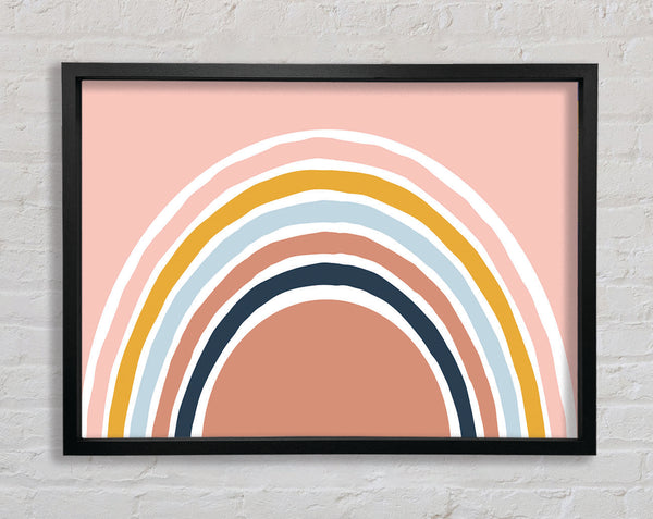The Contemporary Rainbow Framed Print