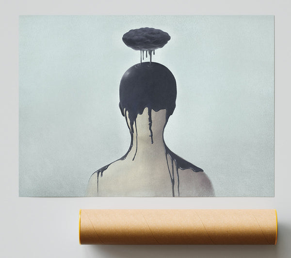 Clouds Of Ink Poster