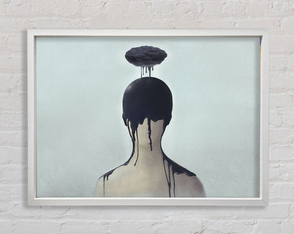 Clouds Of Ink Framed Print