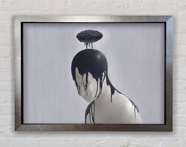 Clouds Of Ink 2 Framed Print
