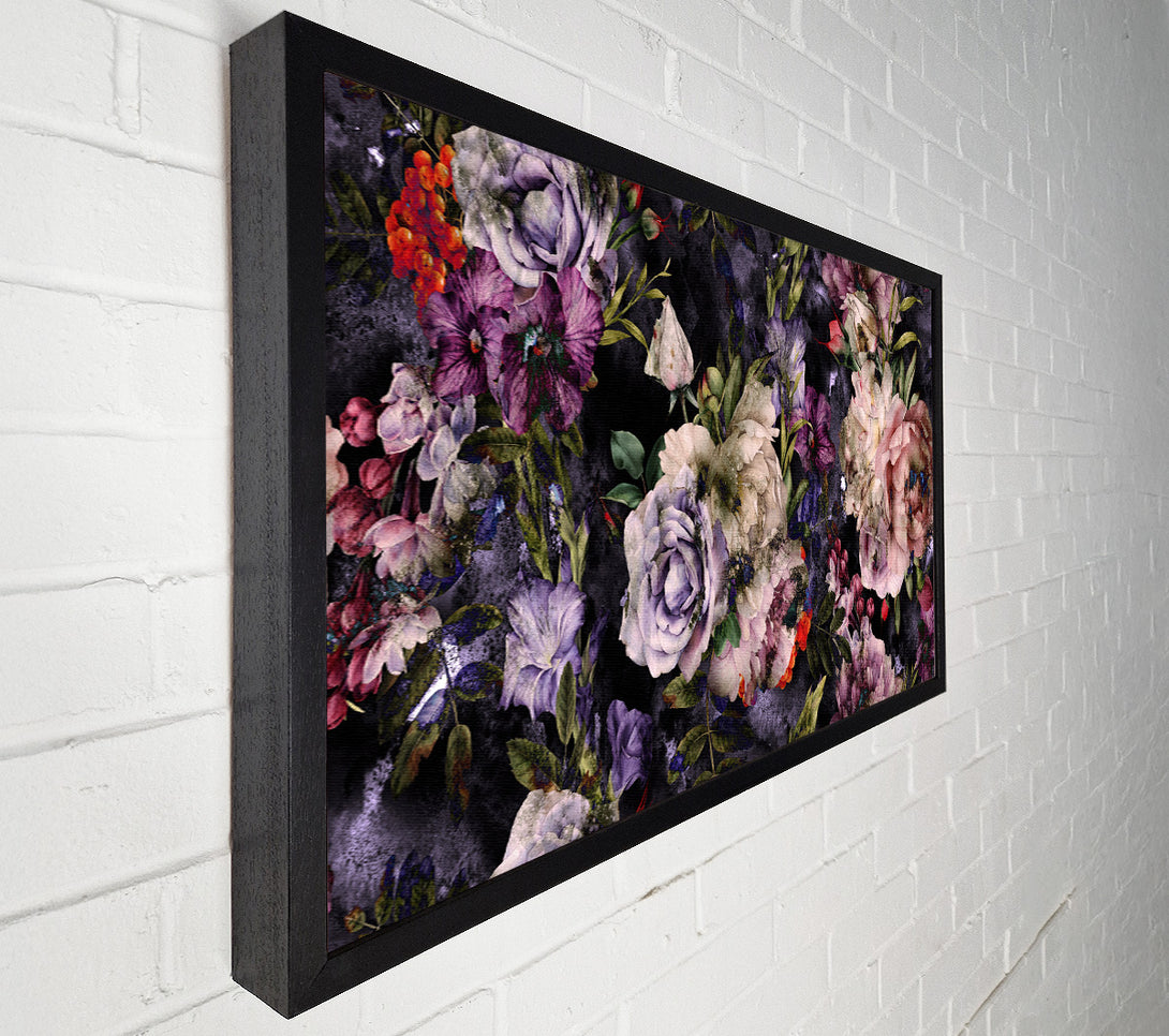  A Canvas Print of Rose Petal Cluster Canvas Print