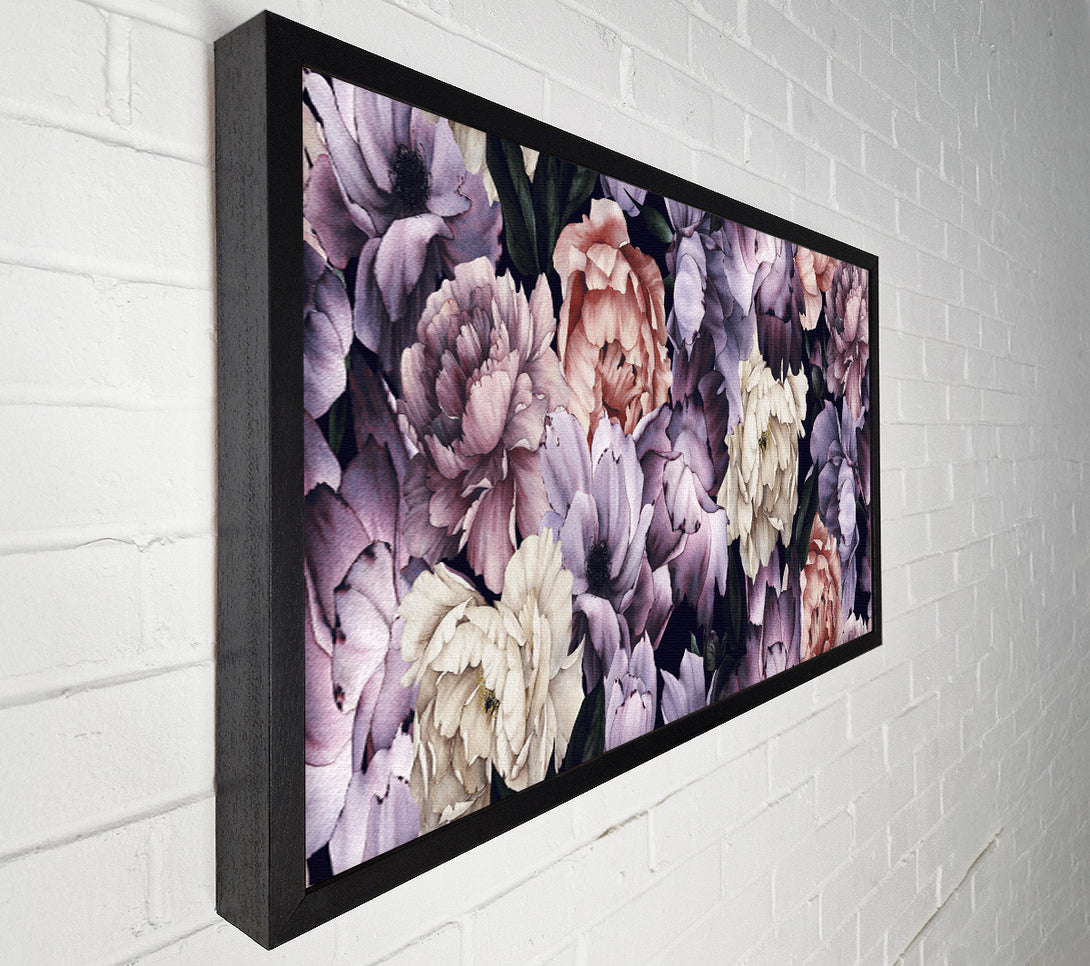  A Canvas Print of Carnation Petal Cluster Canvas Wall Art
