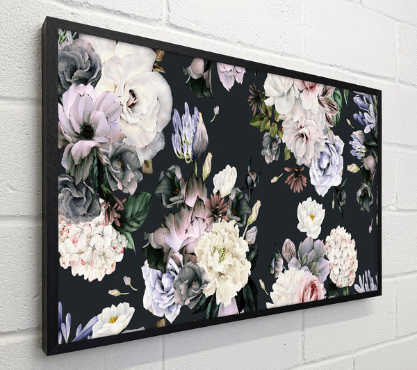 Flowers On Grey